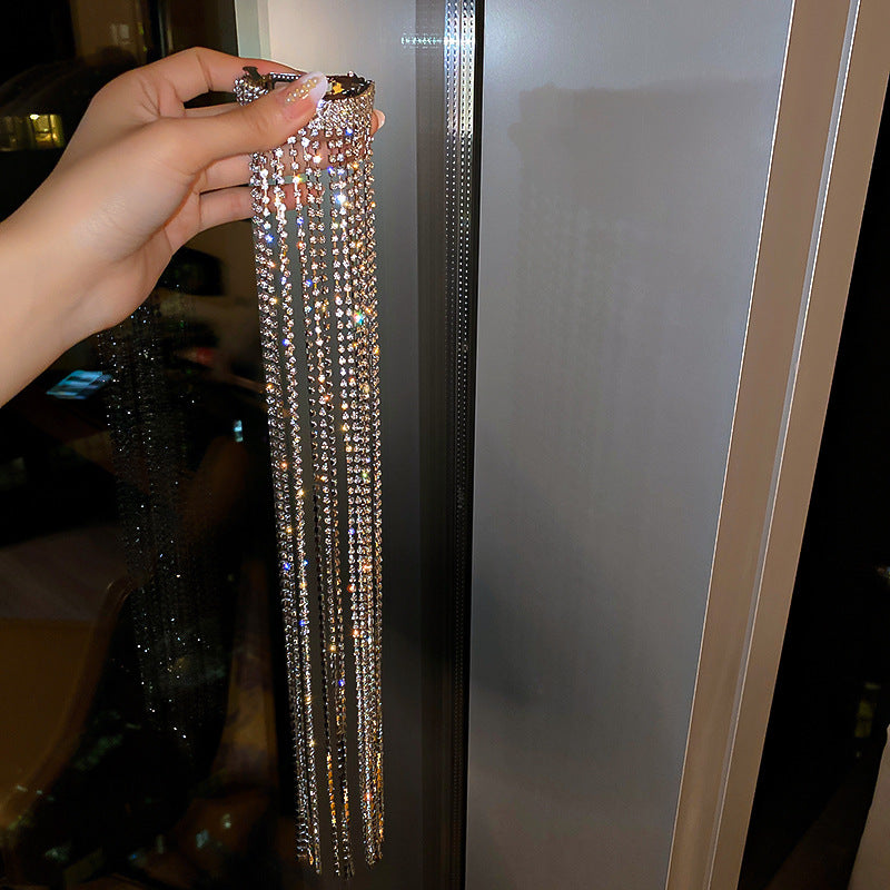 Ganche de Cabelo com Borla de Diamantes