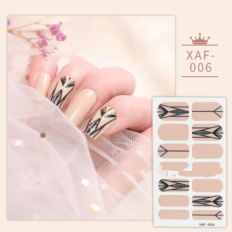 Nagelkunst-Diamant-Nagellackfolie Nagelaufkleber Nagellackkleber