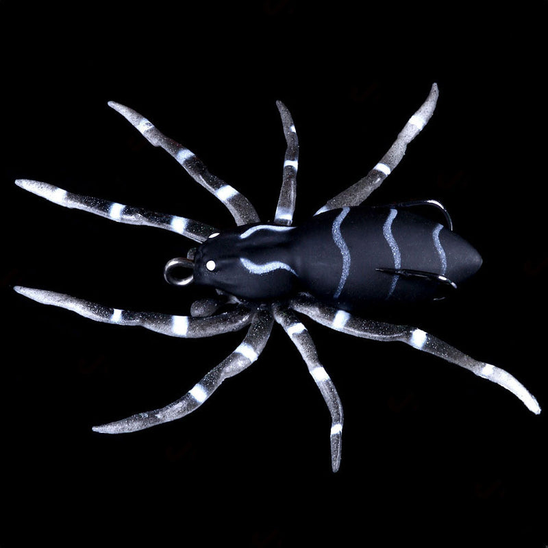 Neuer künstlicher Angelköder 8 cm - 7 g bionischer weicher Froschköder Simulations-Spinnenköder Angelköder Angelausrüstung
