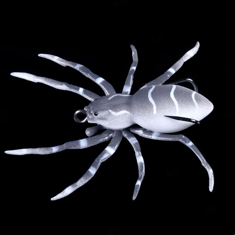 Neuer künstlicher Angelköder 8 cm - 7 g bionischer weicher Froschköder Simulations-Spinnenköder Angelköder Angelausrüstung