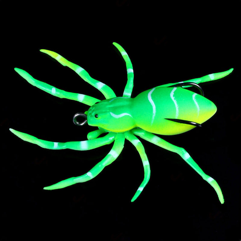 Neuer künstlicher Angelköder 8 cm - 7 g bionischer weicher Froschköder Simulations-Spinnenköder Angelköder Angelausrüstung