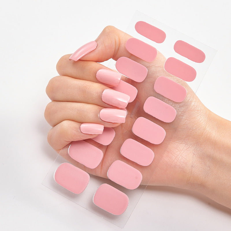 16 Autocolantes de Unhas Pure Color