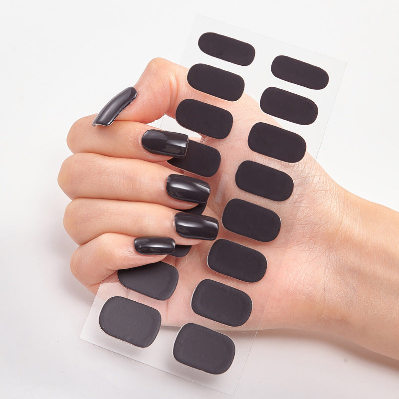 16 Autocolantes de Unhas Pure Color