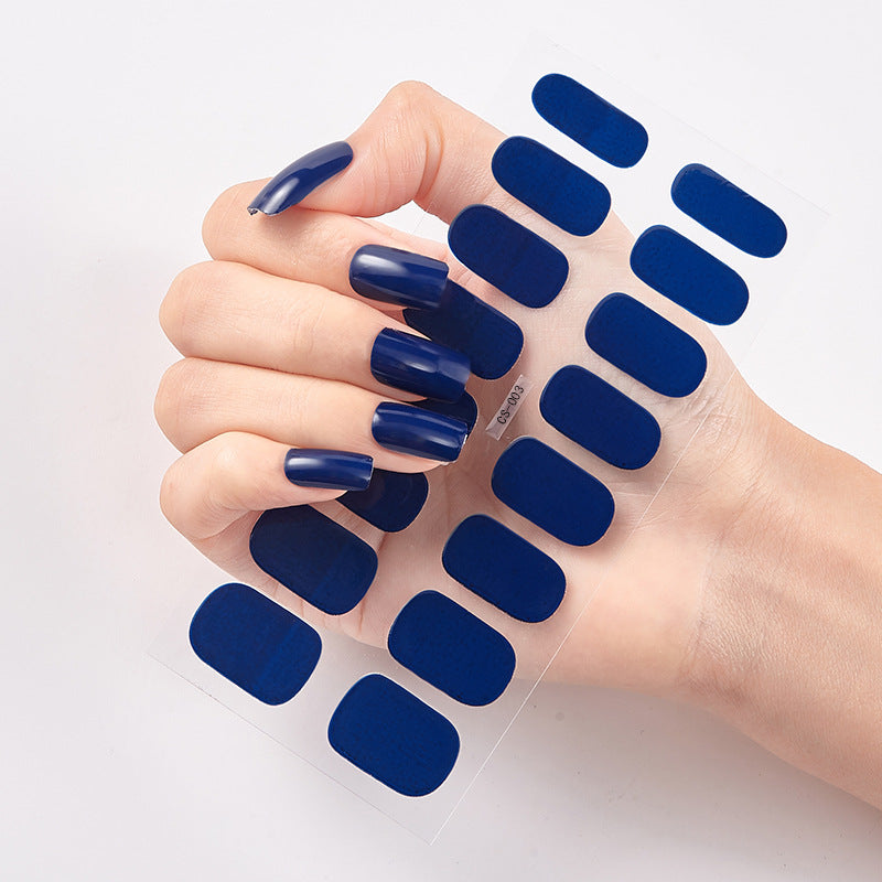 16 Autocolantes de Unhas Pure Color