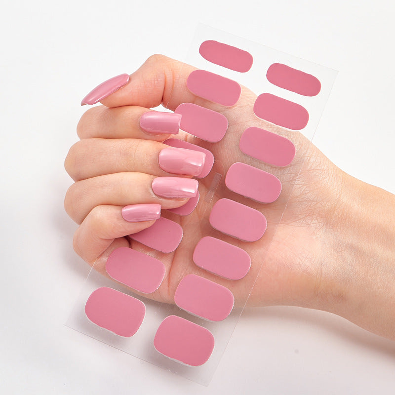 16 Autocolantes de Unhas Pure Color