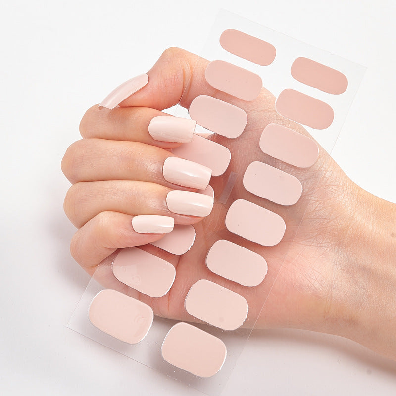 16 Autocolantes de Unhas Pure Color