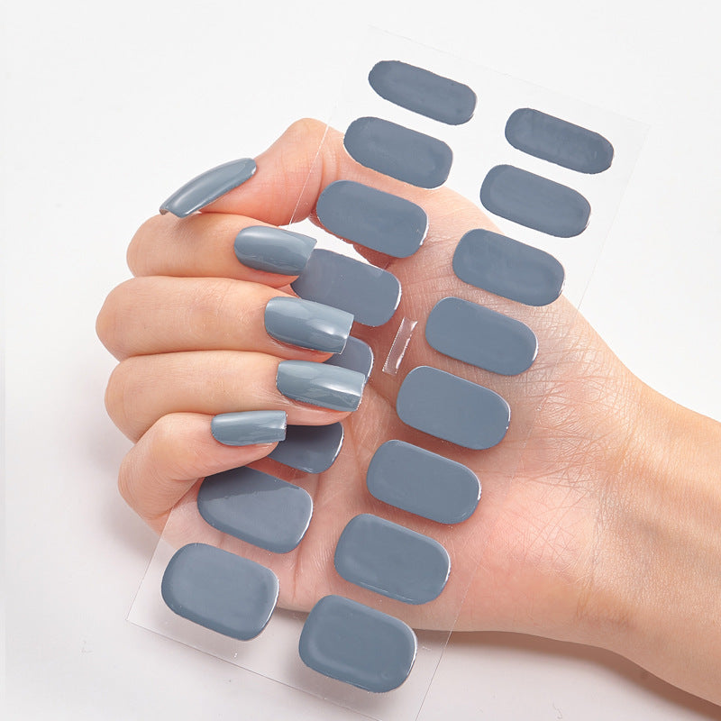 16 Autocolantes de Unhas Pure Color