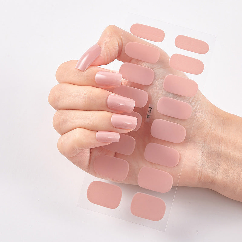 16 Autocolantes de Unhas Pure Color