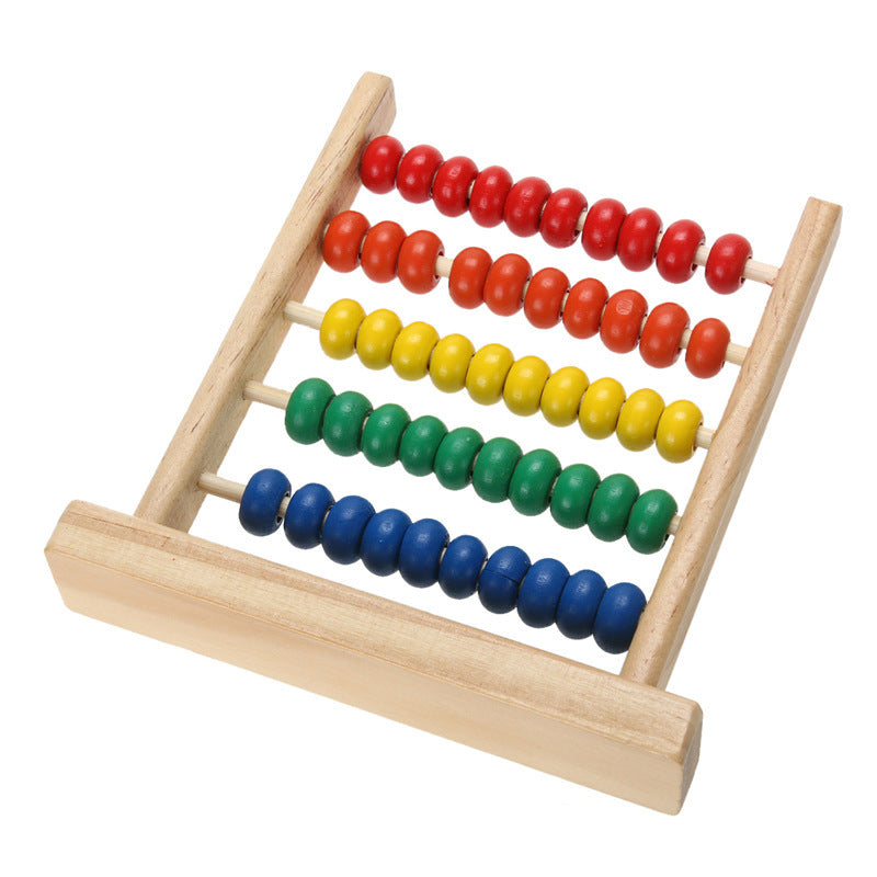 Ábaco de Brinquedo em Madeira para Educação Infantil