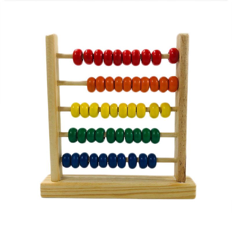 Ábaco de Brinquedo em Madeira para Educação Infantil