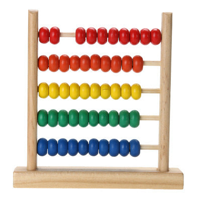 Ábaco de Brinquedo em Madeira para Educação Infantil