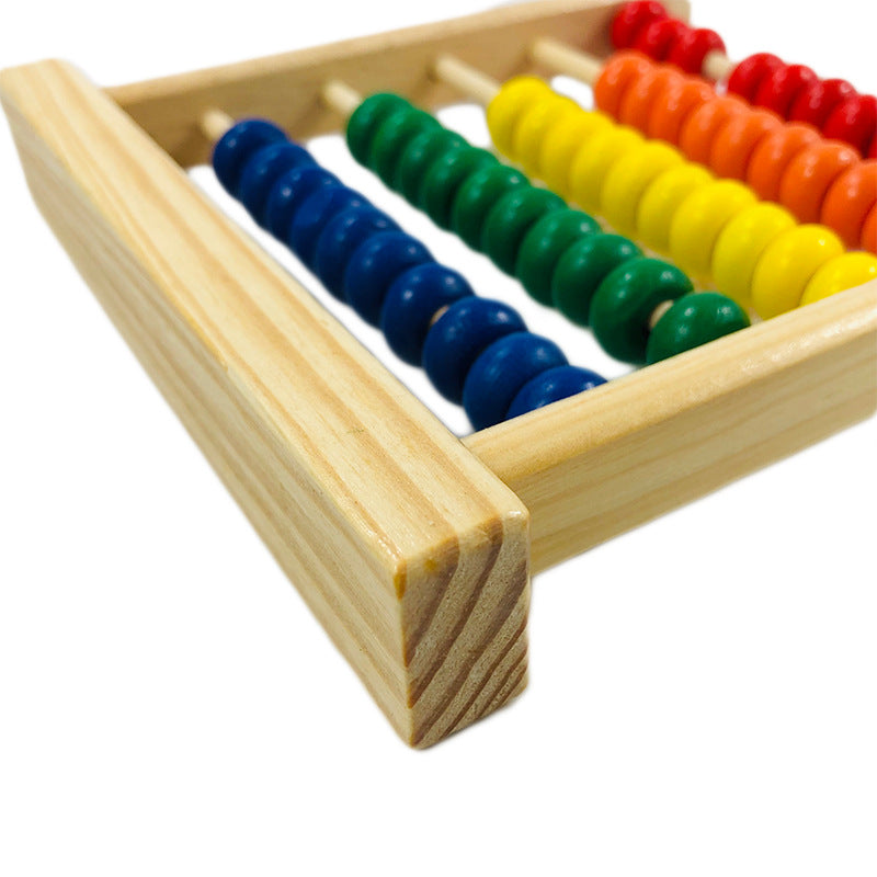 Ábaco de Brinquedo em Madeira para Educação Infantil