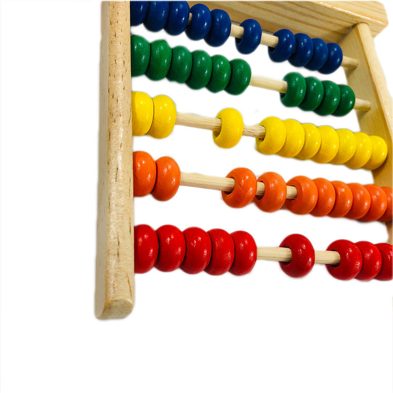 Ábaco de Brinquedo em Madeira para Educação Infantil