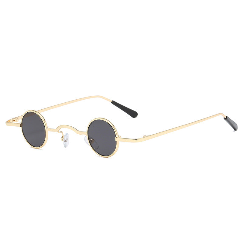 Retro Sunglasses Niche Literary Style Glasses Small Round Frame Sunglasses