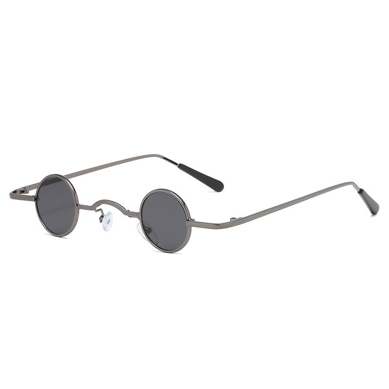 Retro Sunglasses Niche Literary Style Glasses Small Round Frame Sunglasses