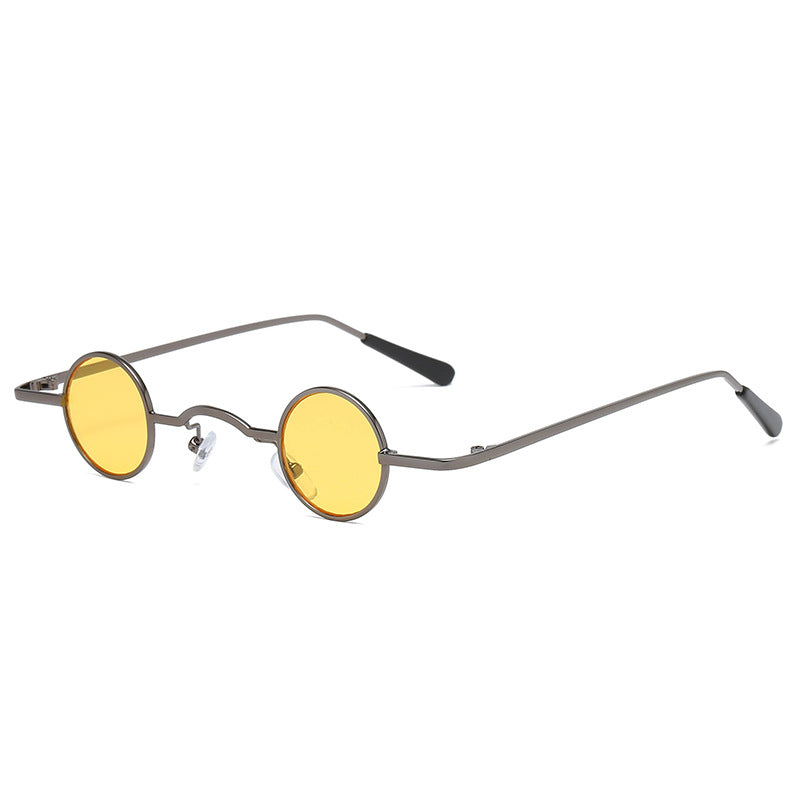 Retro Sunglasses Niche Literary Style Glasses Small Round Frame Sunglasses