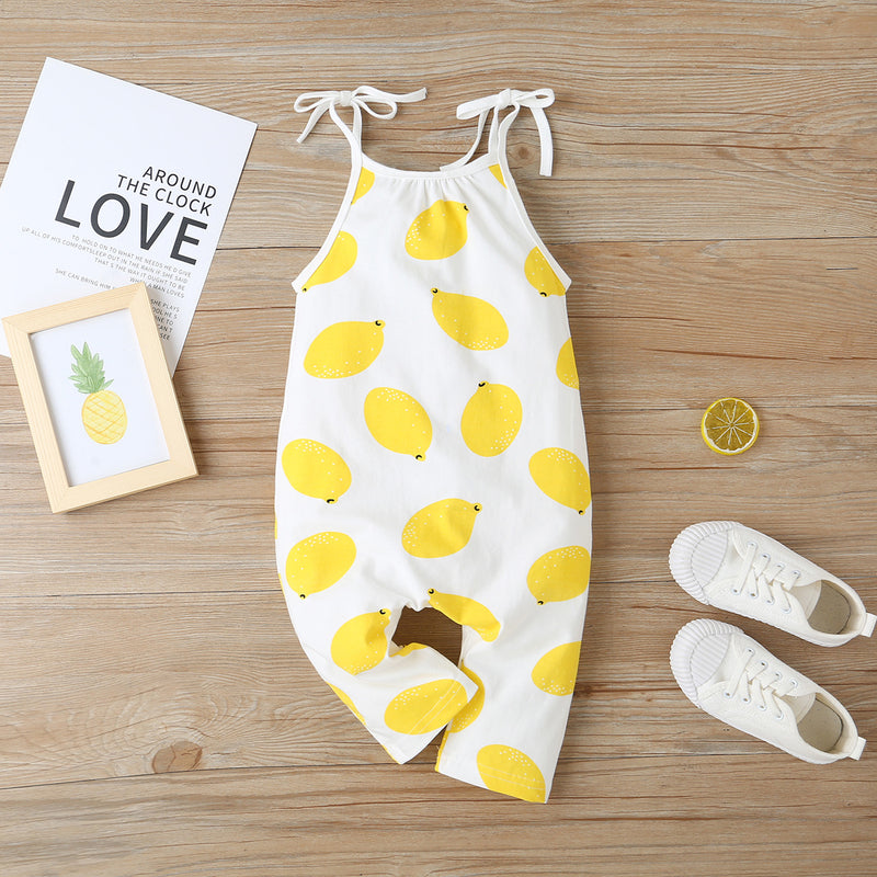 Mädchen-Einteiler-Latzhose, modisch, Sommer, neu, koreanischer Stil, lässige Kinderkleidung