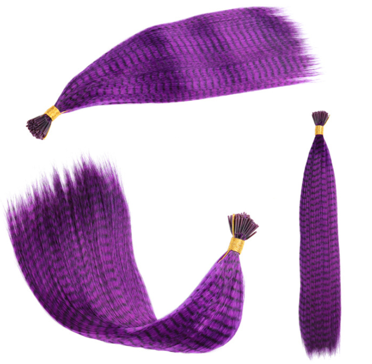 Extensão de Cabelo com Penas 13 Cores