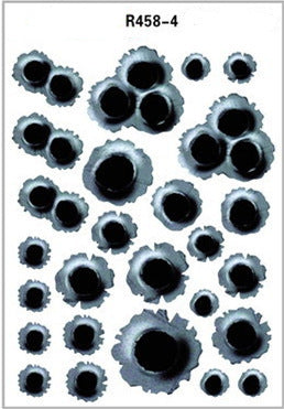 Simulation Bullet Hole Autoaufkleber, Auto Bullet Hole Crack Autoaufkleber