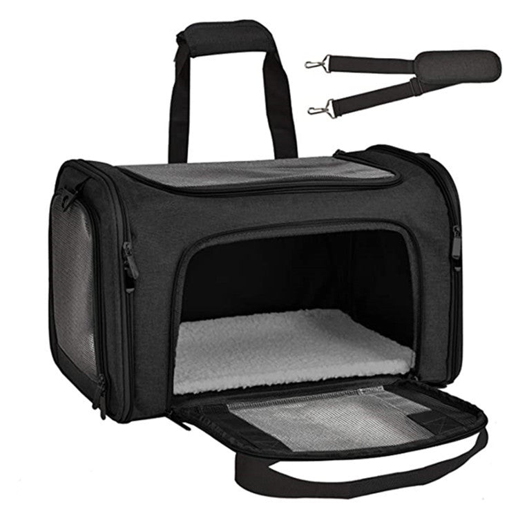 Haustiertasche Katzentasche Hundetasche Umhängetasche für unterwegs, leicht zu transportierende Transporttasche