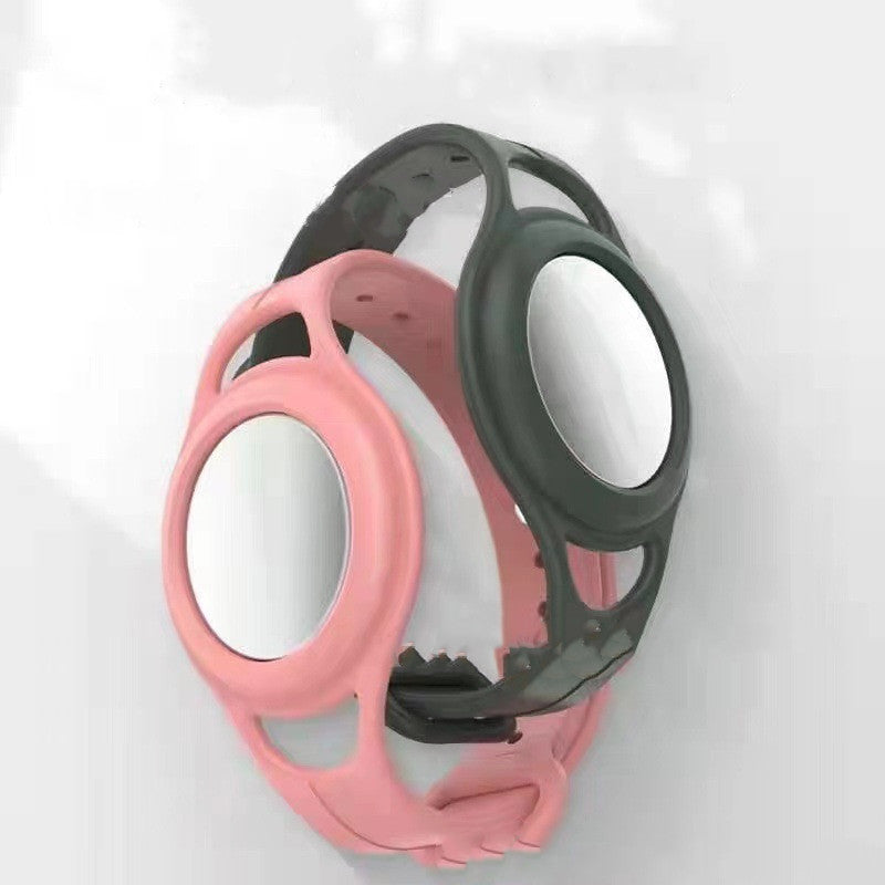 Compatible With Apple,AirTags Liquid Silicone Watch Children's Bracelet Wristband Location Tracker
