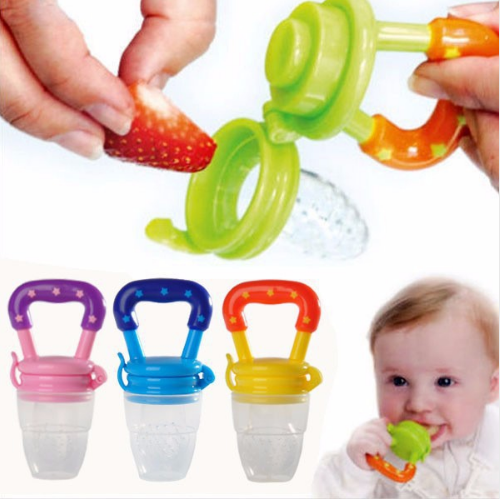 Chupeta de Silicone para Bebé, Encapsulada para Acalmar, Utensílio de Alimentação Complementar