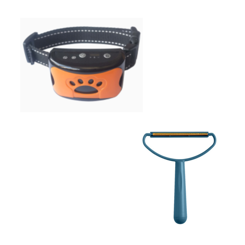 Hundetraining Halsband Wasserdicht Elektrisch Haustier Fernbedienung Wiederaufladbarer Hunde Trainer Bell Stopp Gerät Mit Schock Vibration Ton