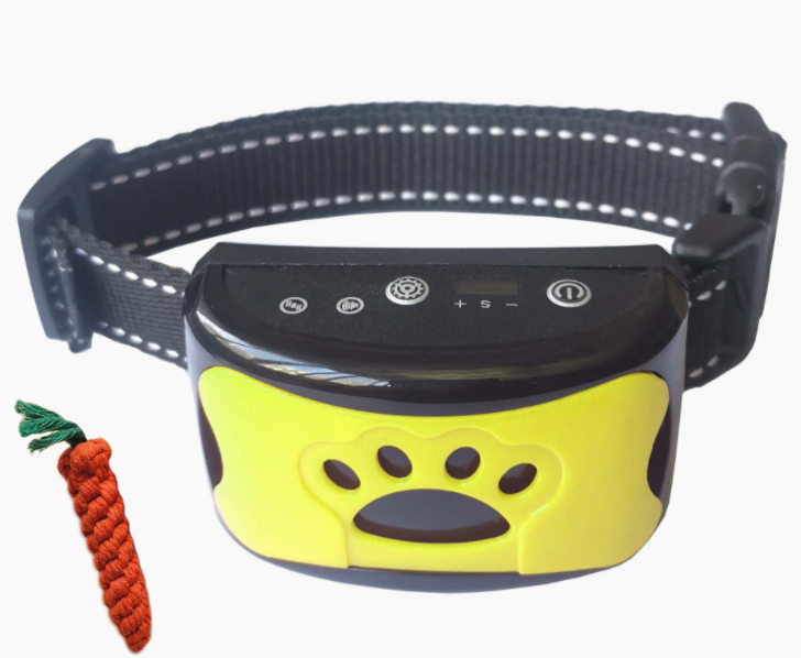 Hundetraining Halsband Wasserdicht Elektrisch Haustier Fernbedienung Wiederaufladbarer Hunde Trainer Bell Stopp Gerät Mit Schock Vibration Ton