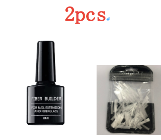 Gel de Construção de Fibra para Unhas, Secagem Rápida, Reparação de Unhas Partidas, Gel UV Soak Off