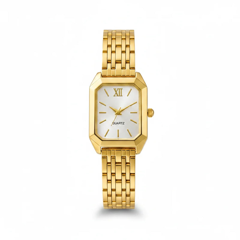 Fashion Simple Square Steel Strap Women's Watch