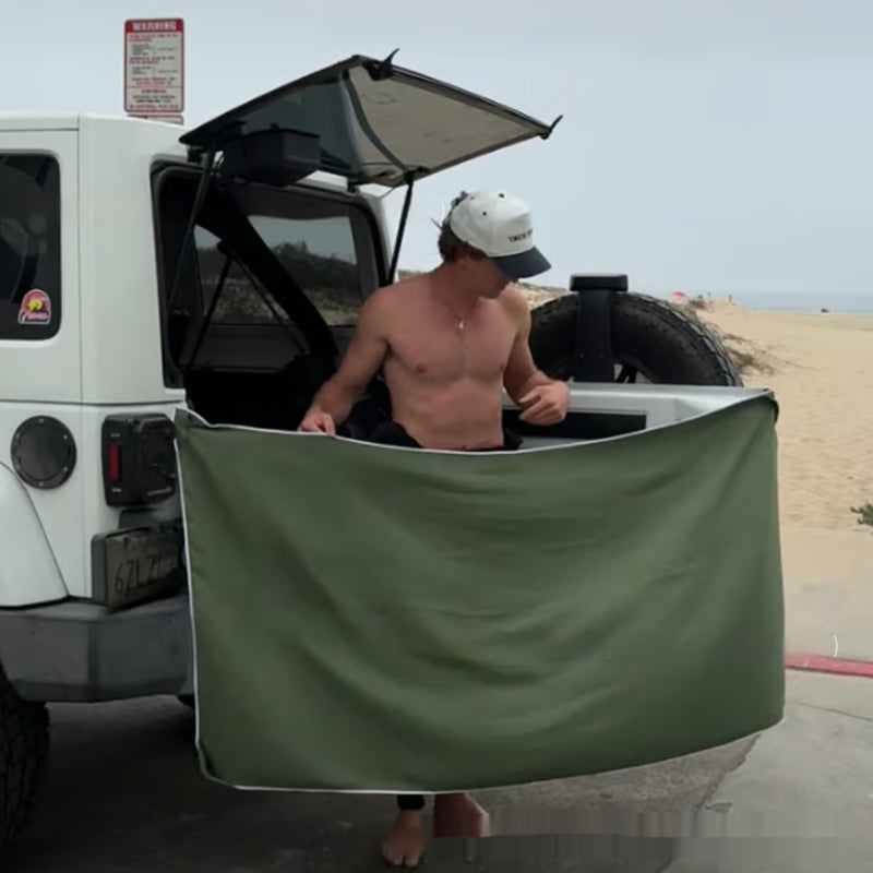 Toalha de Banho Magnética para Carro Exterior Praia