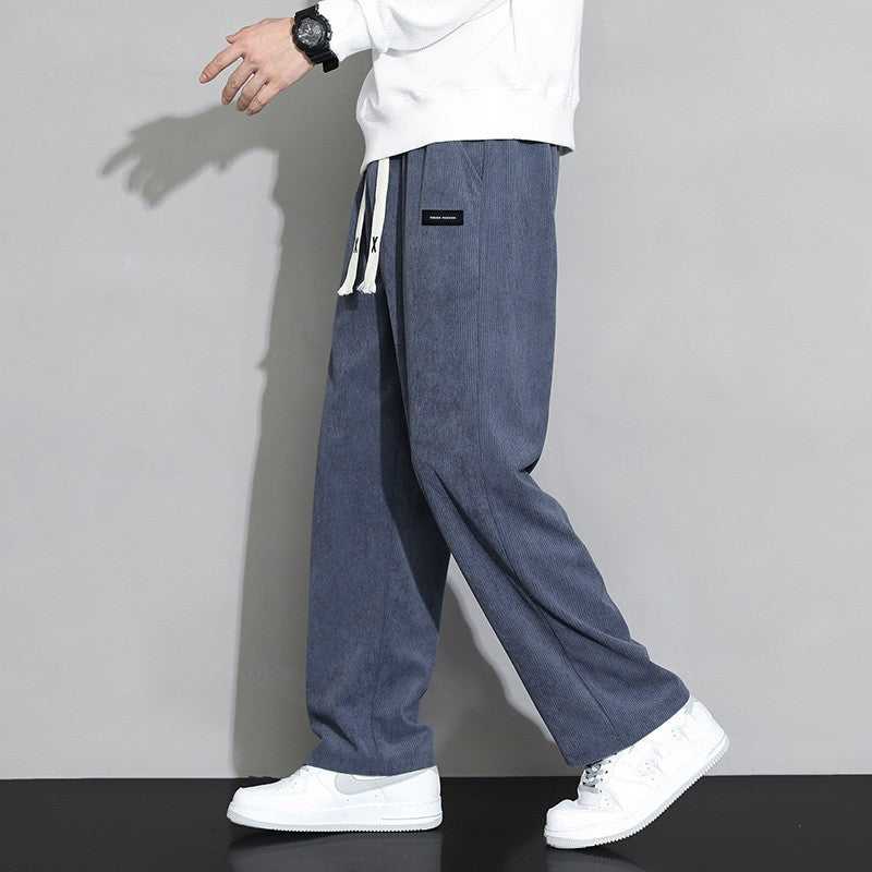 Men's Pants Loose Casual Wide-leg Trousers