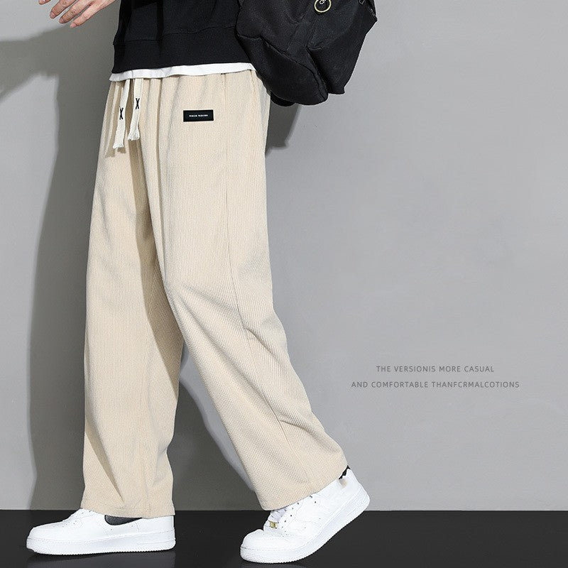 Men's Pants Loose Casual Wide-leg Trousers