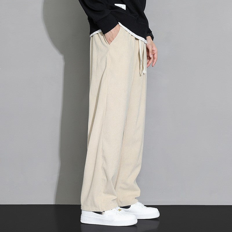 Men's Pants Loose Casual Wide-leg Trousers