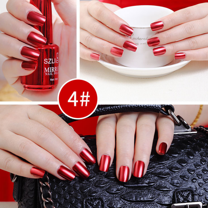 Mirror Silver Nail Polish