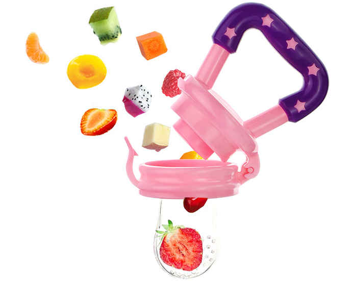 Chupeta de Silicone para Bebé, Encapsulada para Acalmar, Utensílio de Alimentação Complementar