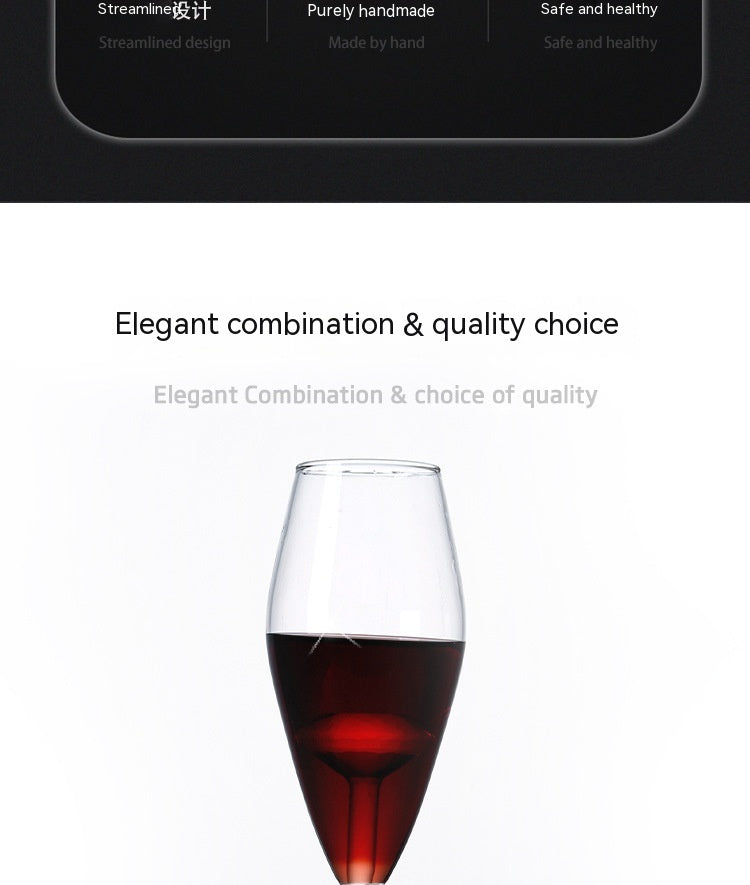 Creative Borosilicate Glass Diamonds Red Wine Glass Champagne Goblet