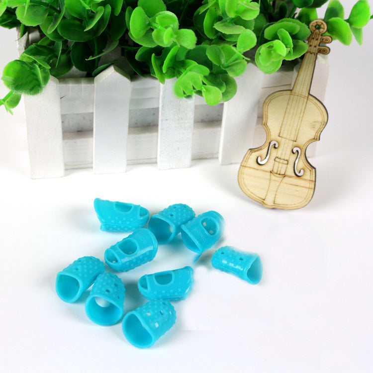 Guitar silicone finger protector