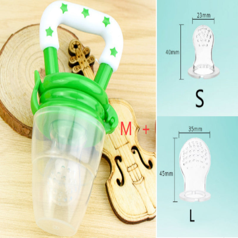 Chupeta de Silicone para Bebé, Encapsulada para Acalmar, Utensílio de Alimentação Complementar