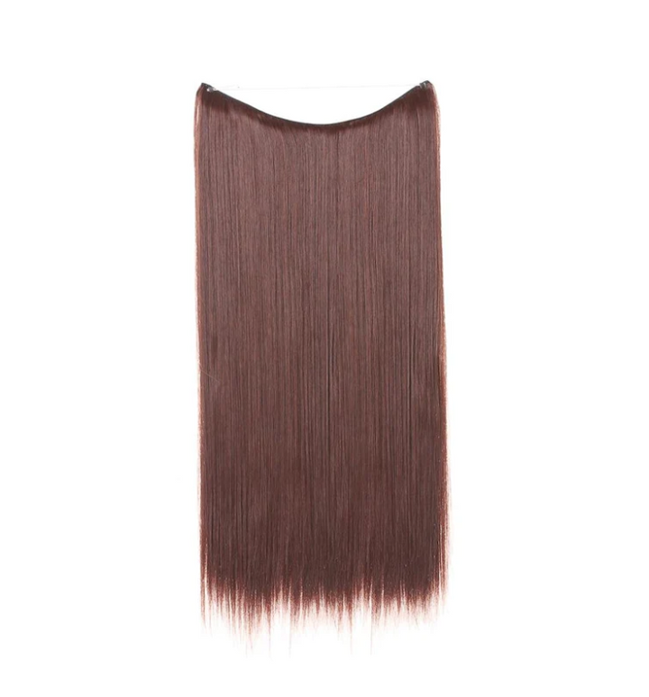 Women's One-piece Adjustable Invisible Straight Multi-color Gradient Hair Extension Fishline