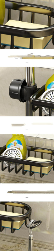 Kitchen Racks Hanging On A Faucet Water Tank Rack Storage Fantastic