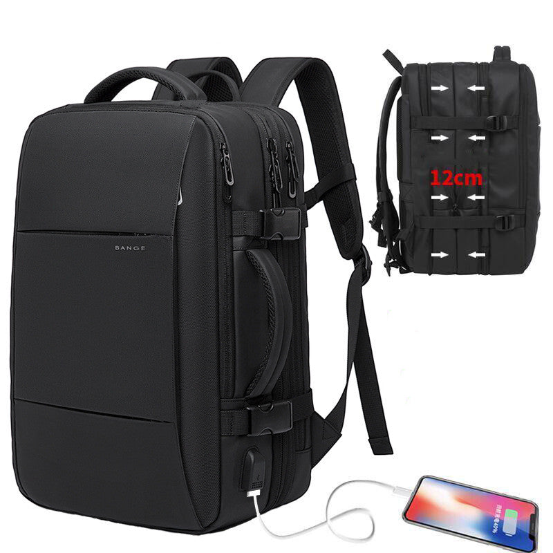 Mochila de Negócios Dobrável de Grande Capacidade para Homem, Mala de Viagem, Mochila Impermeável