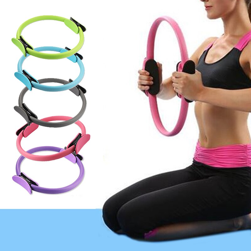 Yoga Fitness Pilates Ring Frauen Mädchen Kreis Magischer Dualer Übung Home Gym Workout Sport Abnehmen Körper Widerstand