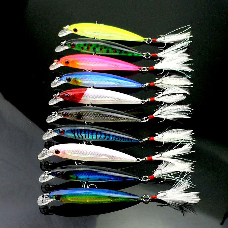 Equipamento de pesca isca Minoruya submersa 8 g com anilha isca de mar