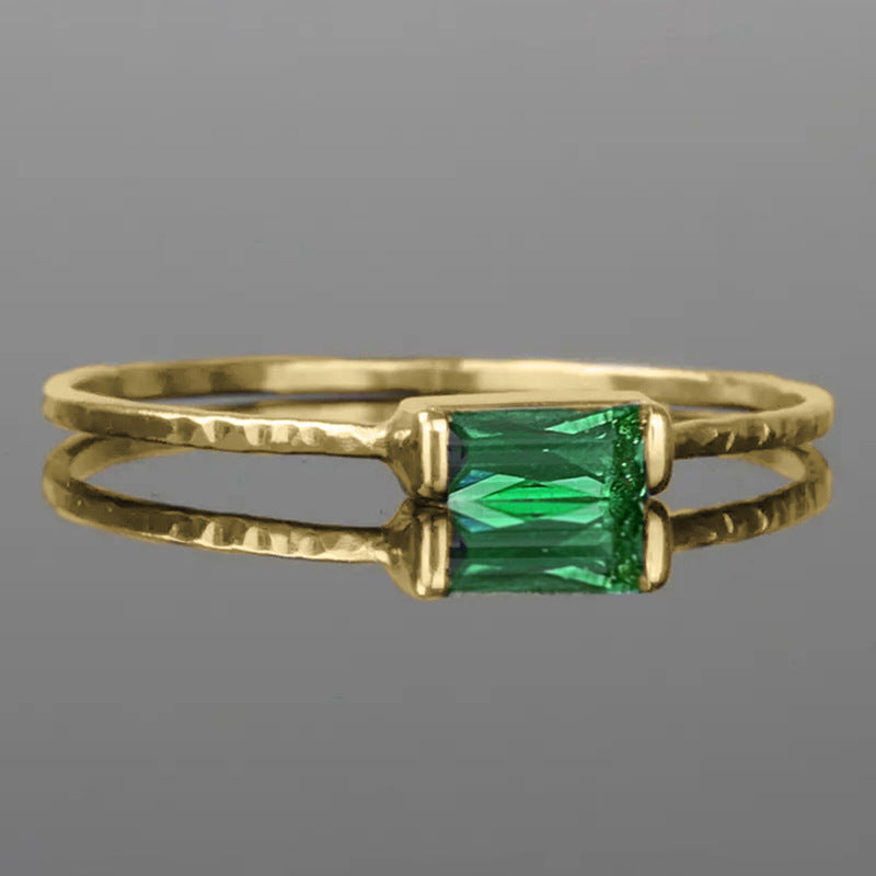 Cao Shi schlichter, feiner Ring im europäischen und amerikanischen Stil für Damen