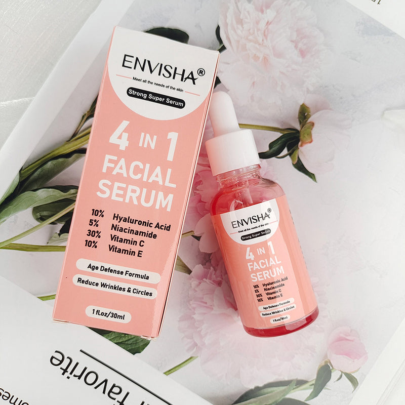 Sérum Facial Anti-Idade Antirrugas Branqueador para Cuidados de Pele