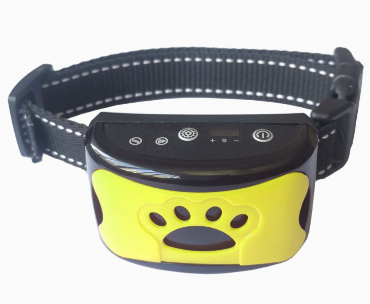 Hundetraining Halsband Wasserdicht Elektrisch Haustier Fernbedienung Wiederaufladbarer Hunde Trainer Bell Stopp Gerät Mit Schock Vibration Ton