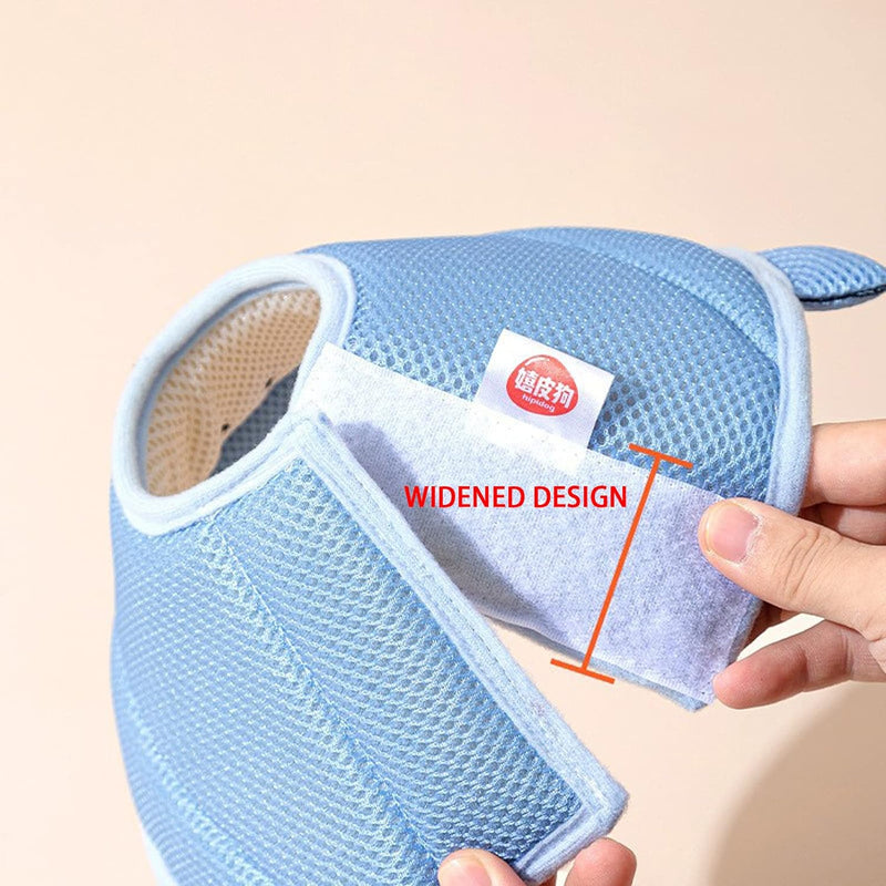 Coleira Isabelina para Gatos em Forma de Tubarão, Suave e Respirável, Proteção de Pescoço Confortável para Gatinhos, Anti-lambedura para Cuidados e Pós-operatório