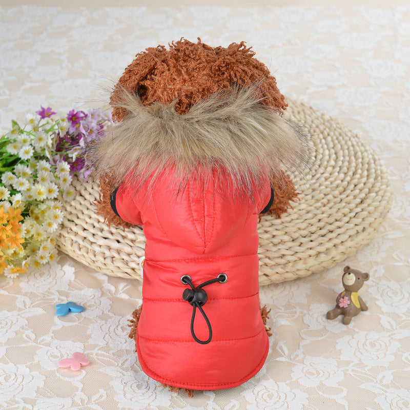 Casaco acolchoado de inverno para animais de estimação