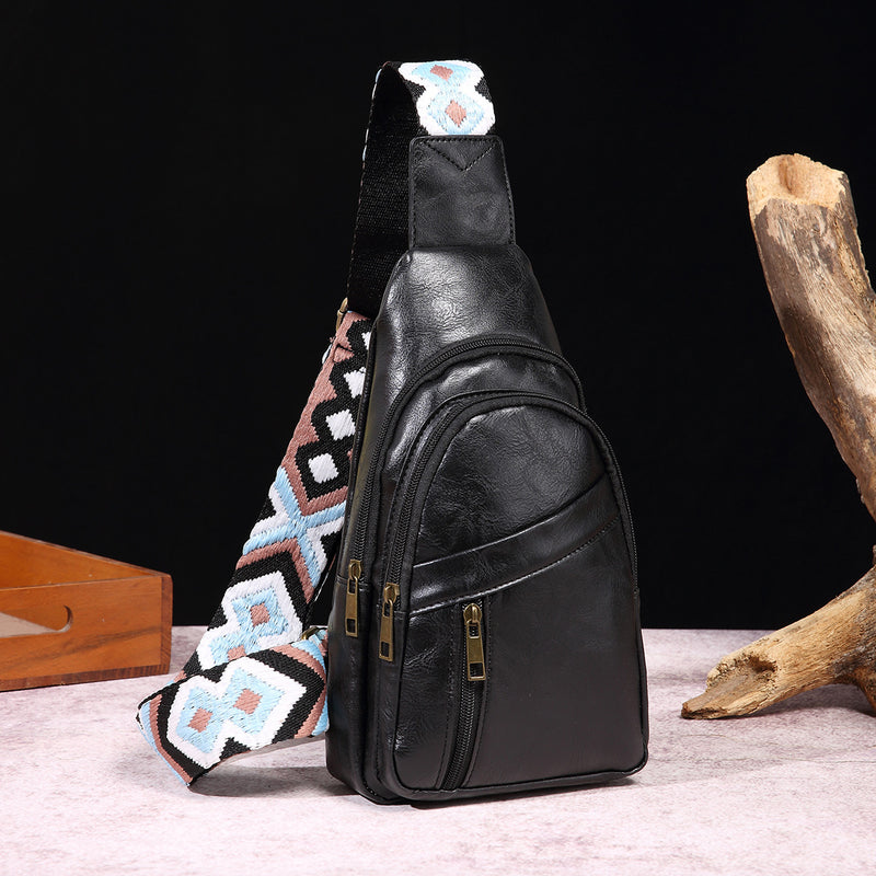 European And American Ladies Casual Fashion Retro Chest Bag